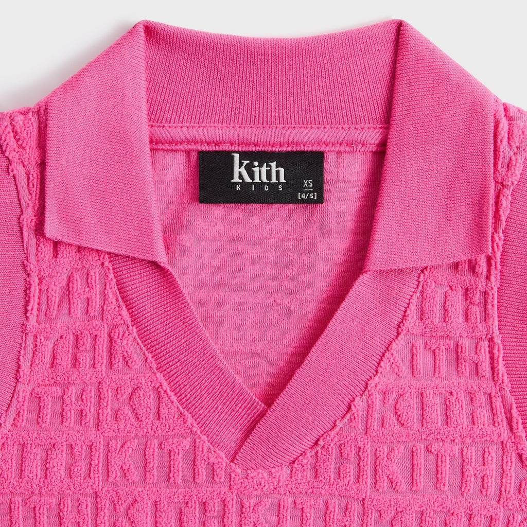 Kith Kids Textured Monogram Adira Dress - Electra