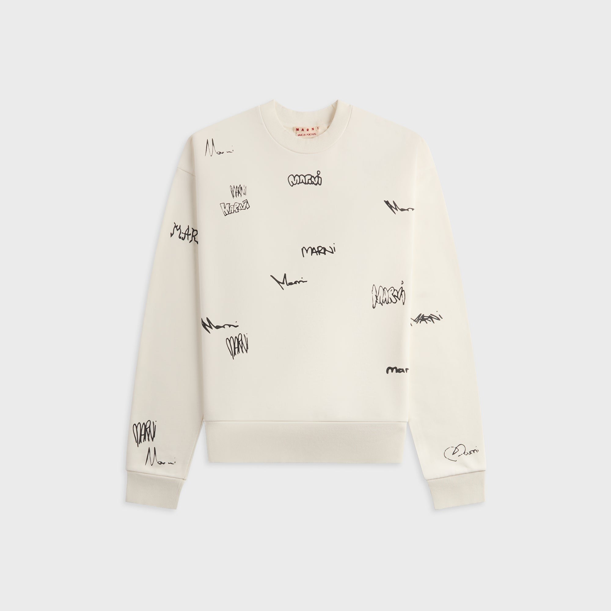 Marni Long Sleeve Sweatshirt - Natural White