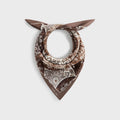 Kith Printed Mandala Silk Scarf - Woodland