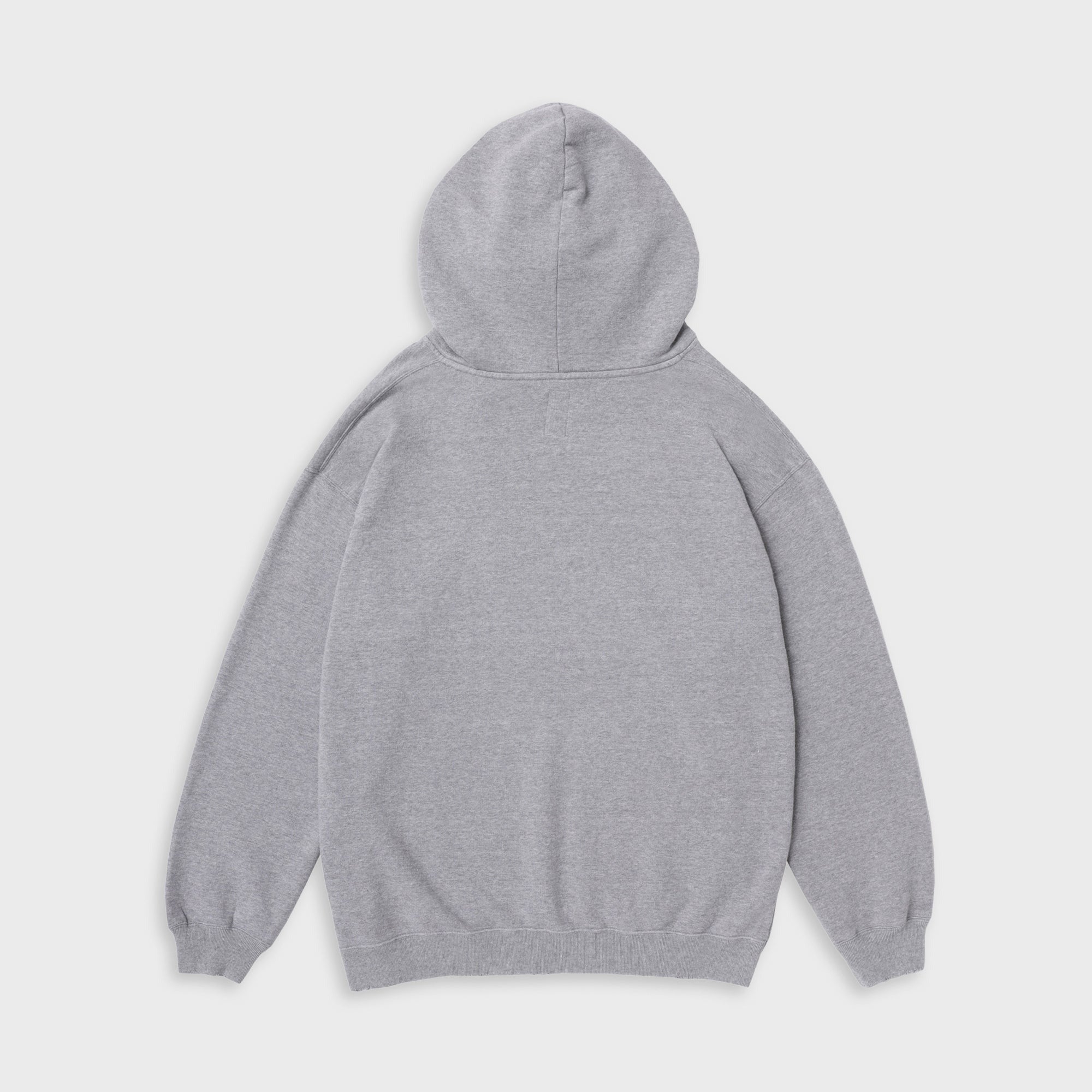 vowels Faded Collegiate Hoodie - Grey Heather