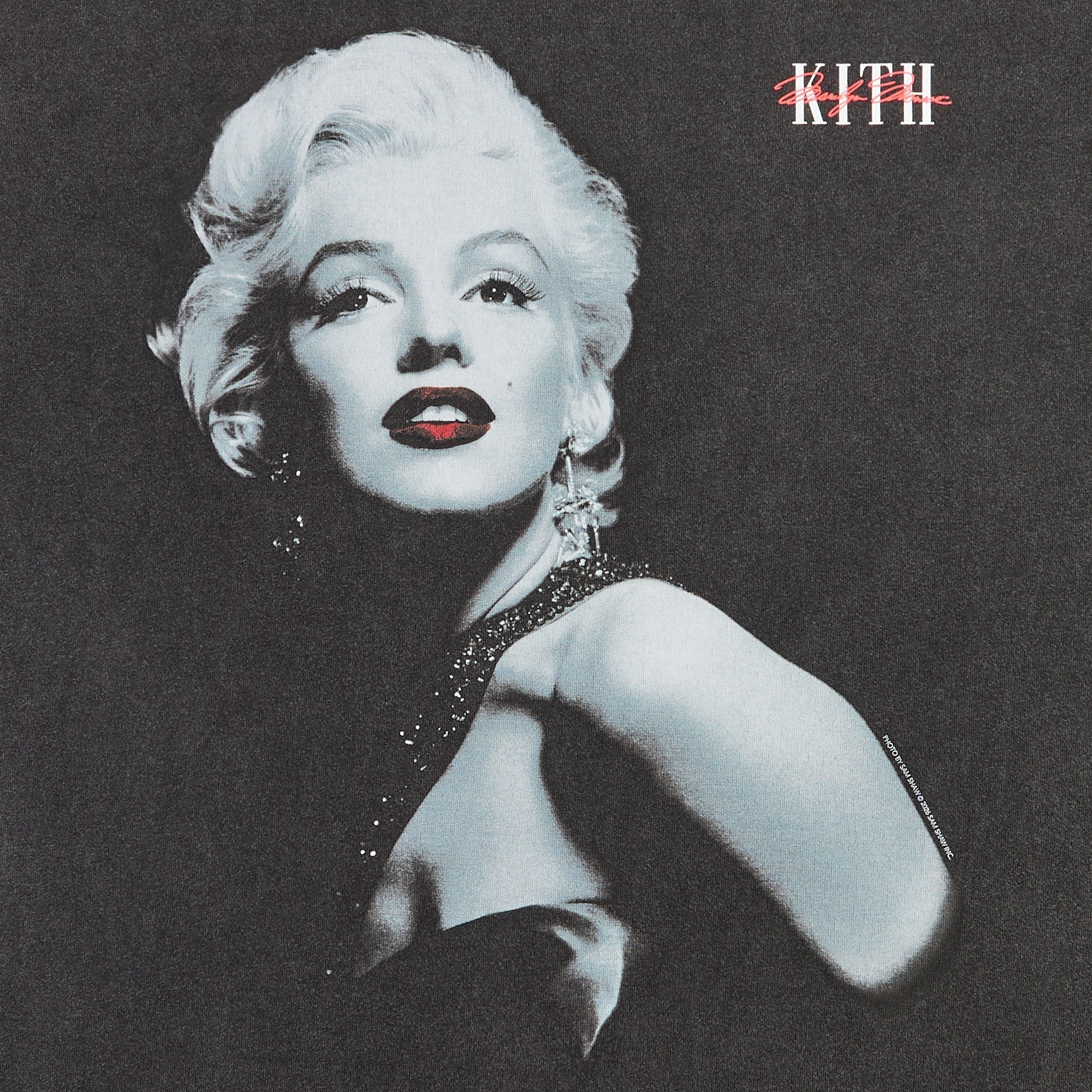 Kith for Marilyn Monroe Glamour Vintage Tee - Black