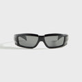Rick Owens Sunglasses - Black Temple / Black Lens