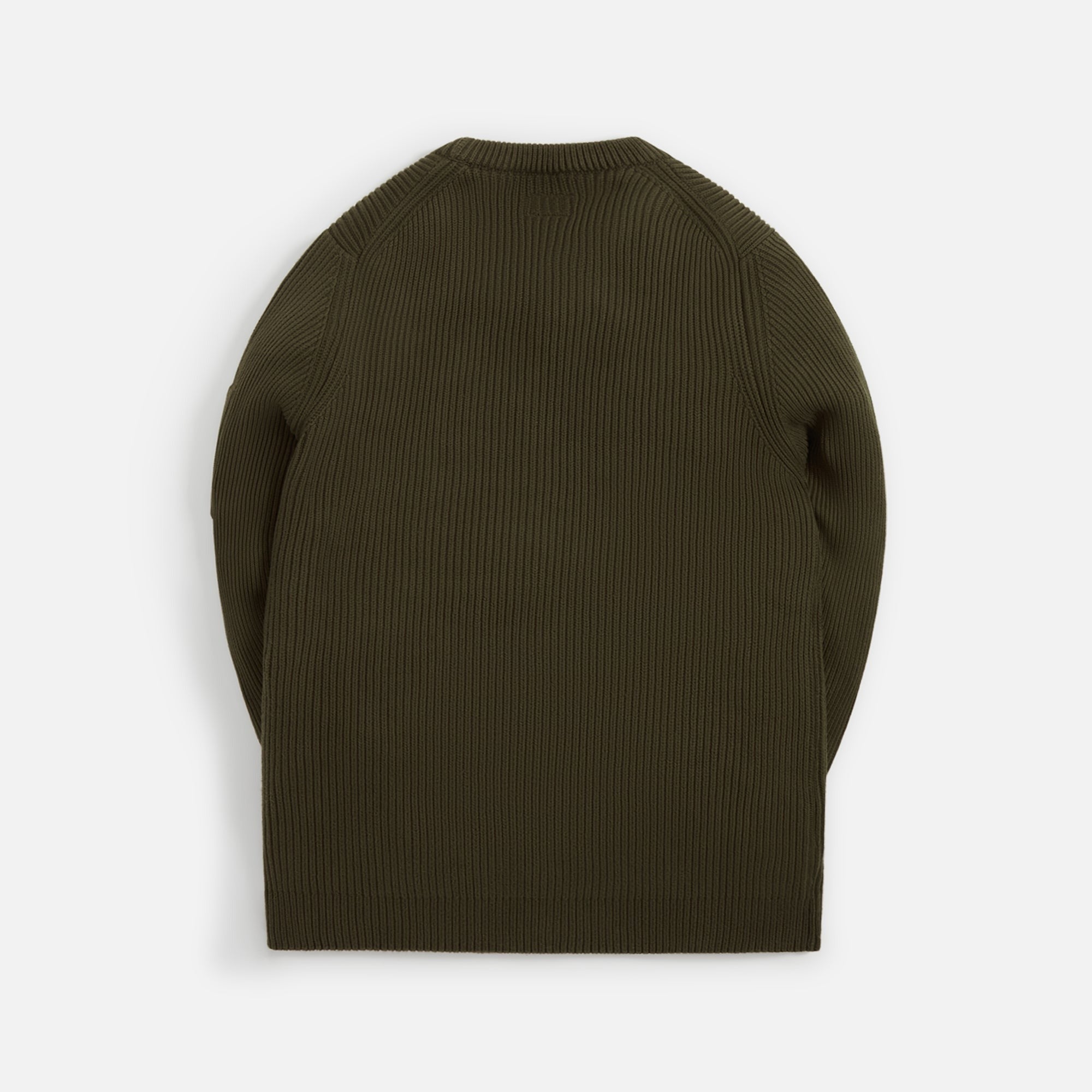 C.P. Company Full Rib Crew Neck Jumper - Ivy Green