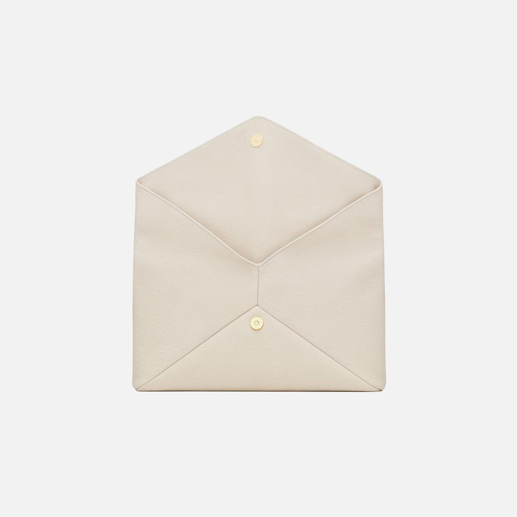 Saint Laurent Large Envelope Pouch - Blanc Vintage