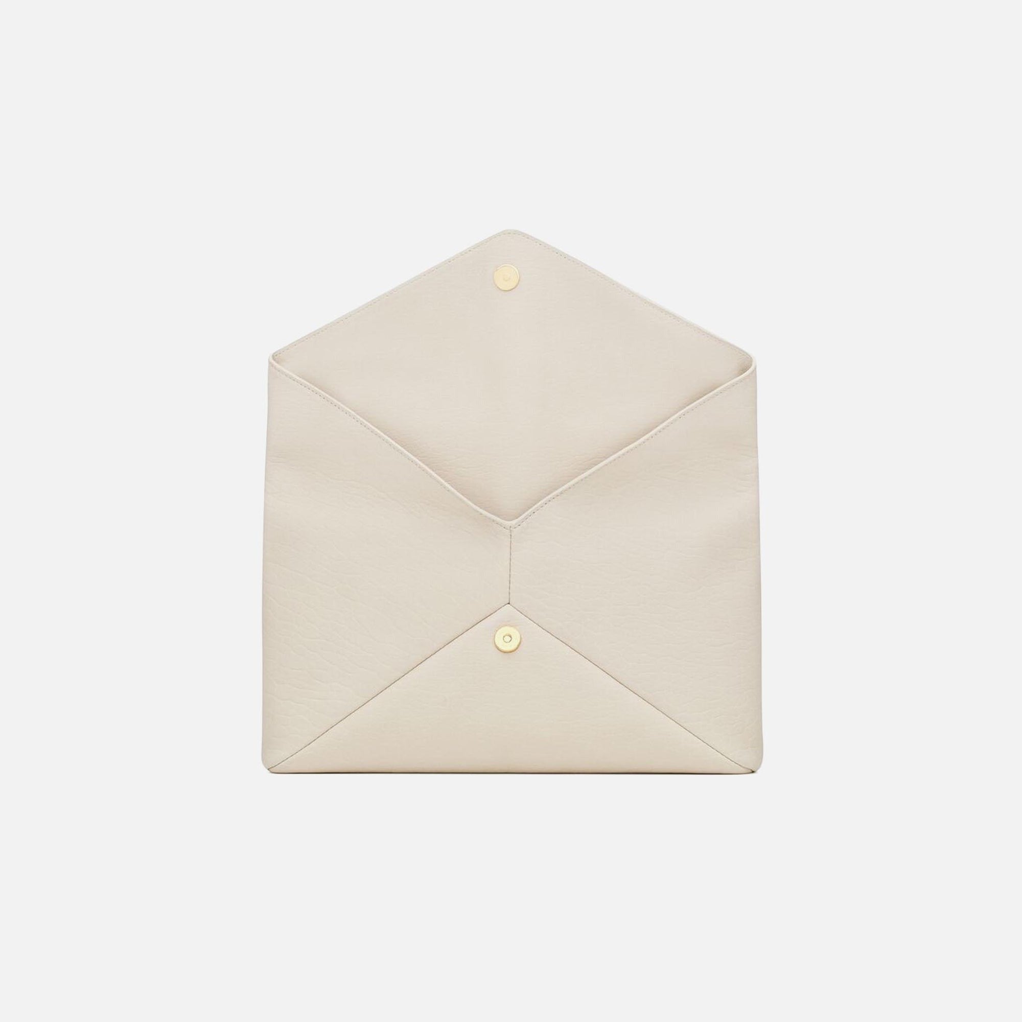 Saint Laurent Large Envelope Pouch - Blanc Vintage