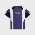 Martine Rose Oversized Panelled Tee - Purple Indigo