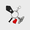Vivienne Westwood I Love Orb Keyring - Black