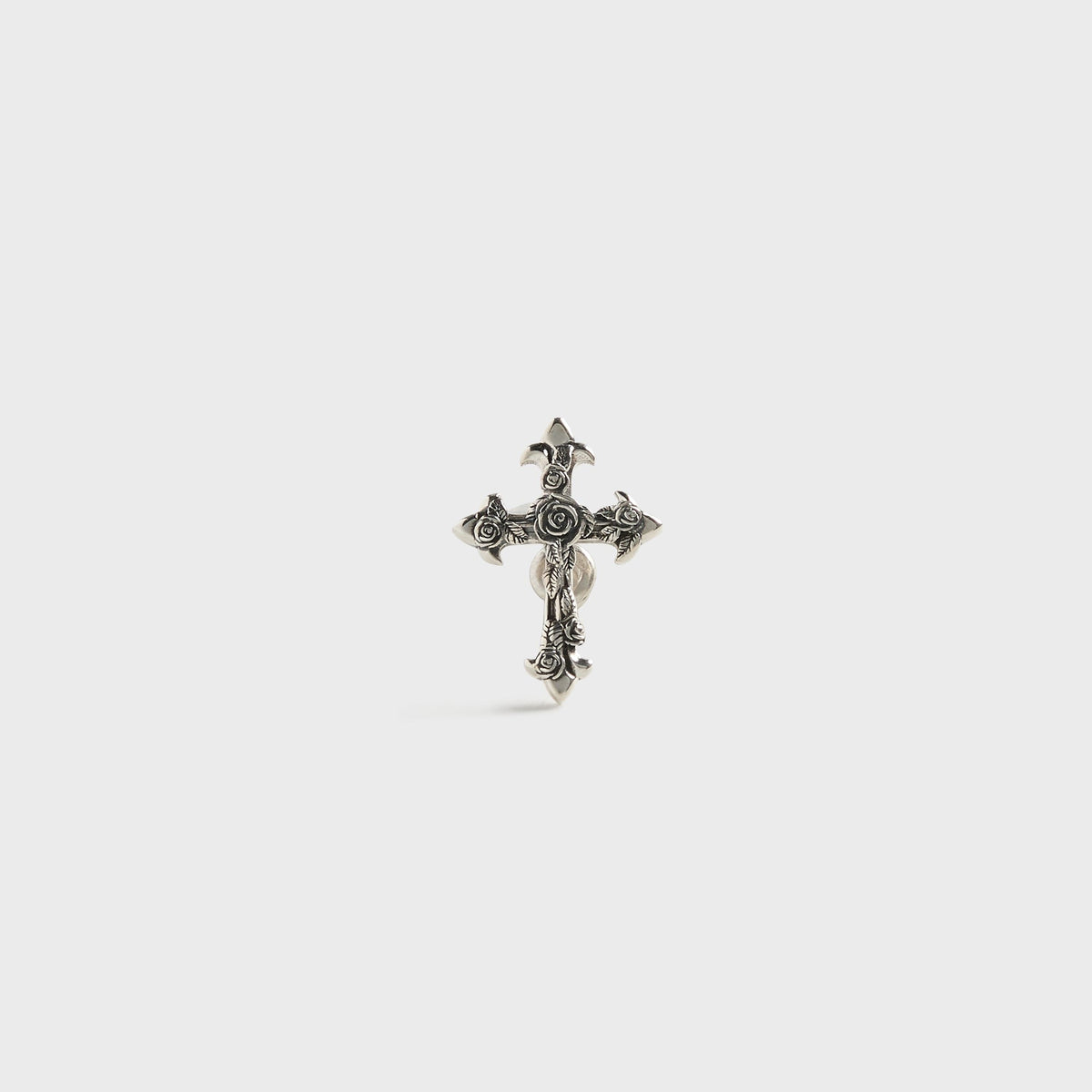 Emanuele Bicocchi Rose Stud Earring - Silver