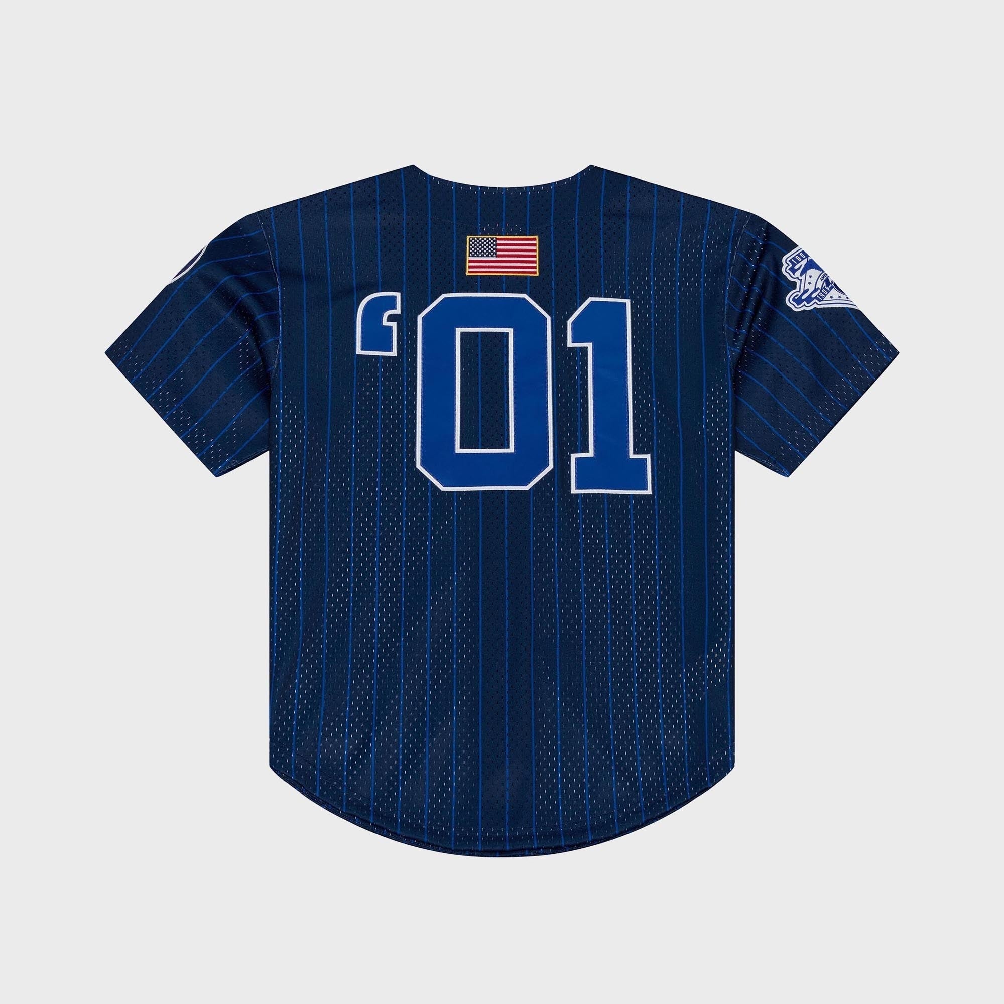 Mitchell & Ness x Jay-Z The Blueprint x New York Yankees Mesh Baseball Jersey -Navy