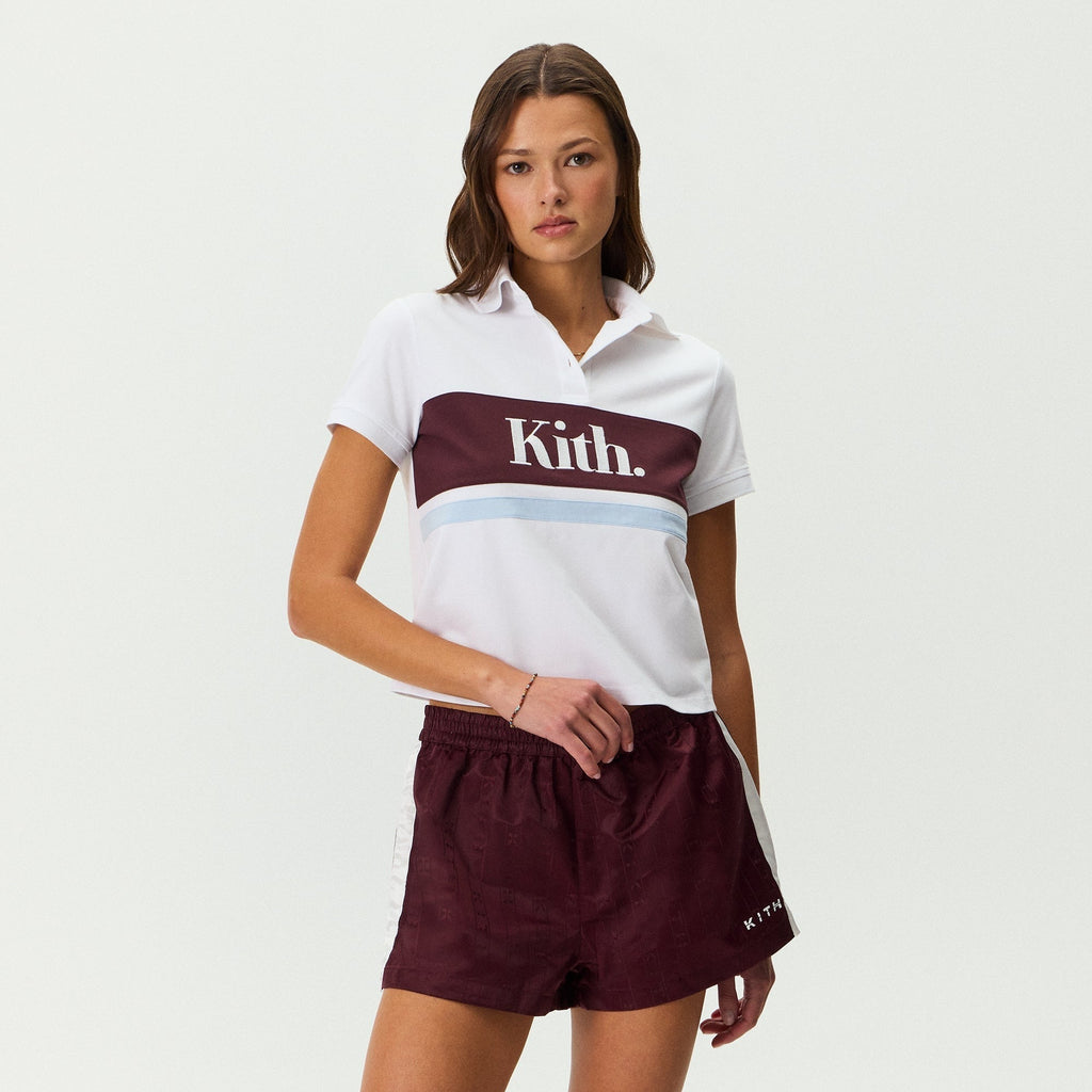 Kith Women Breda Paneled Polo - White