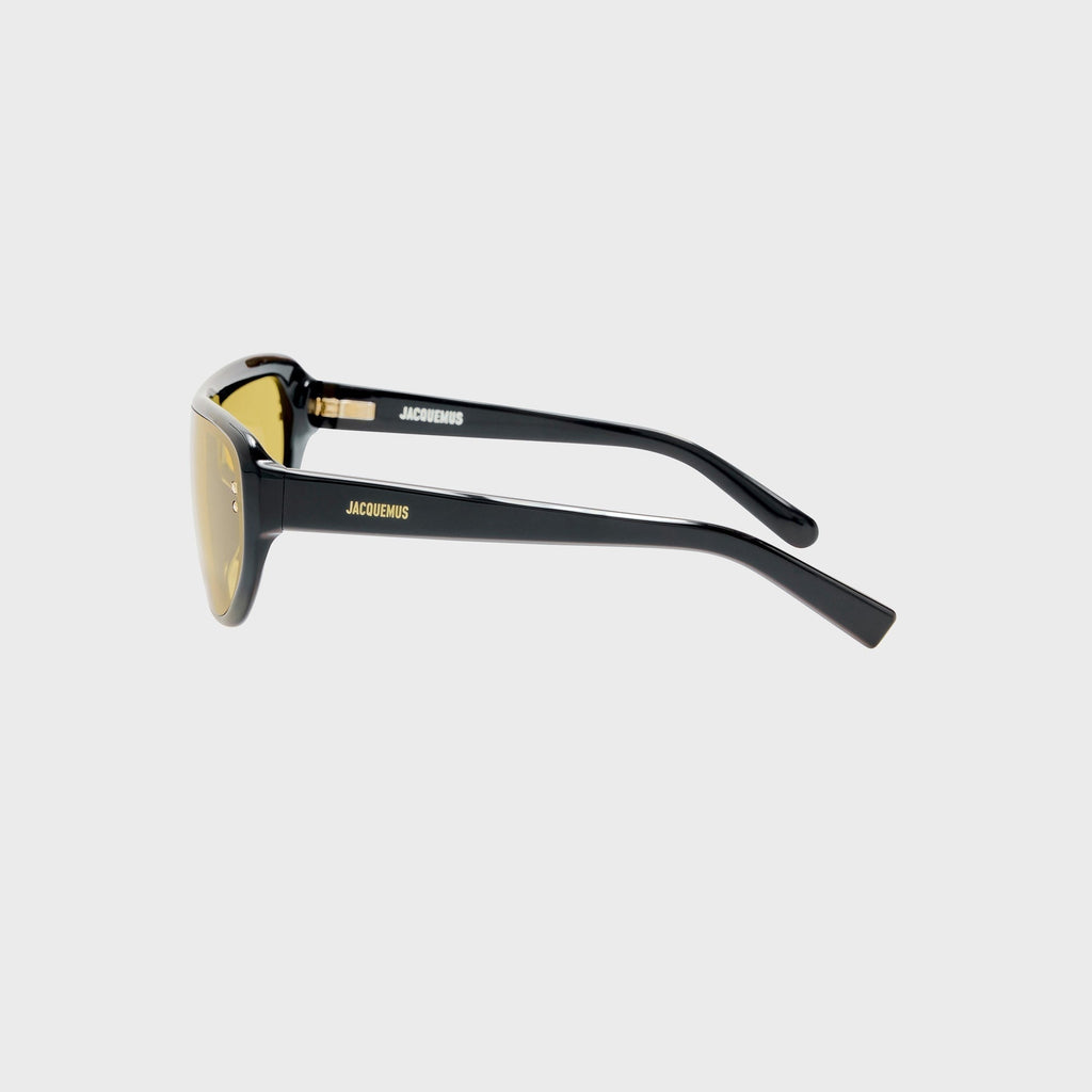 Jacquemus 225 Frames - Black / Light Gold / Yellow