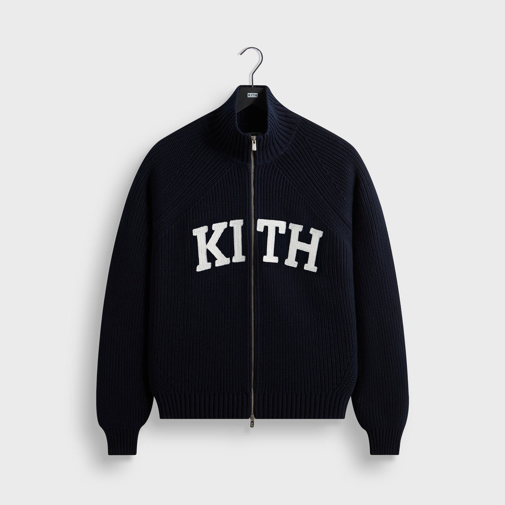 Kith Eric Zip Up Sweatshirt - Nocturnal
