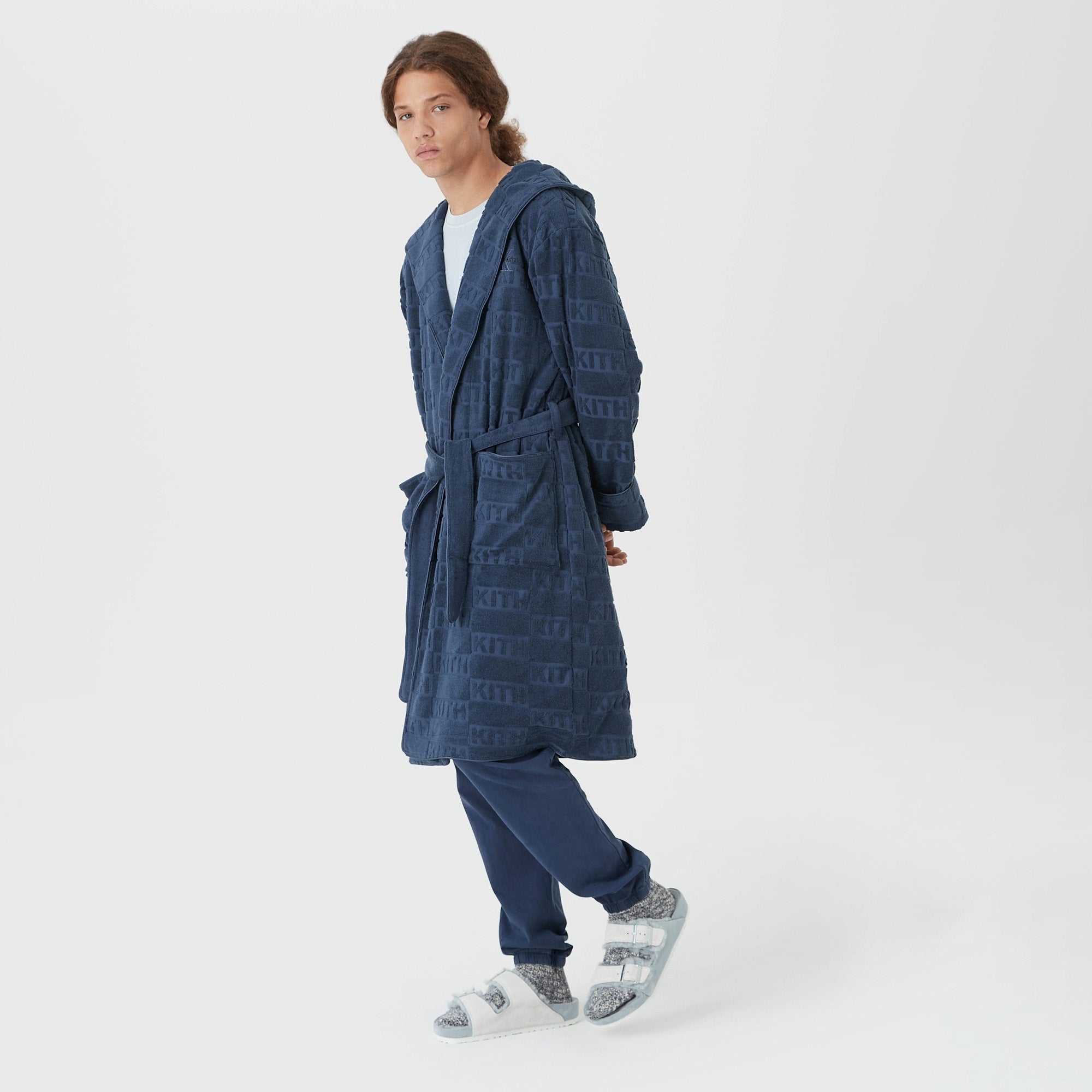 Kith for Calvin Klein Terry Robe - Dark Indigo