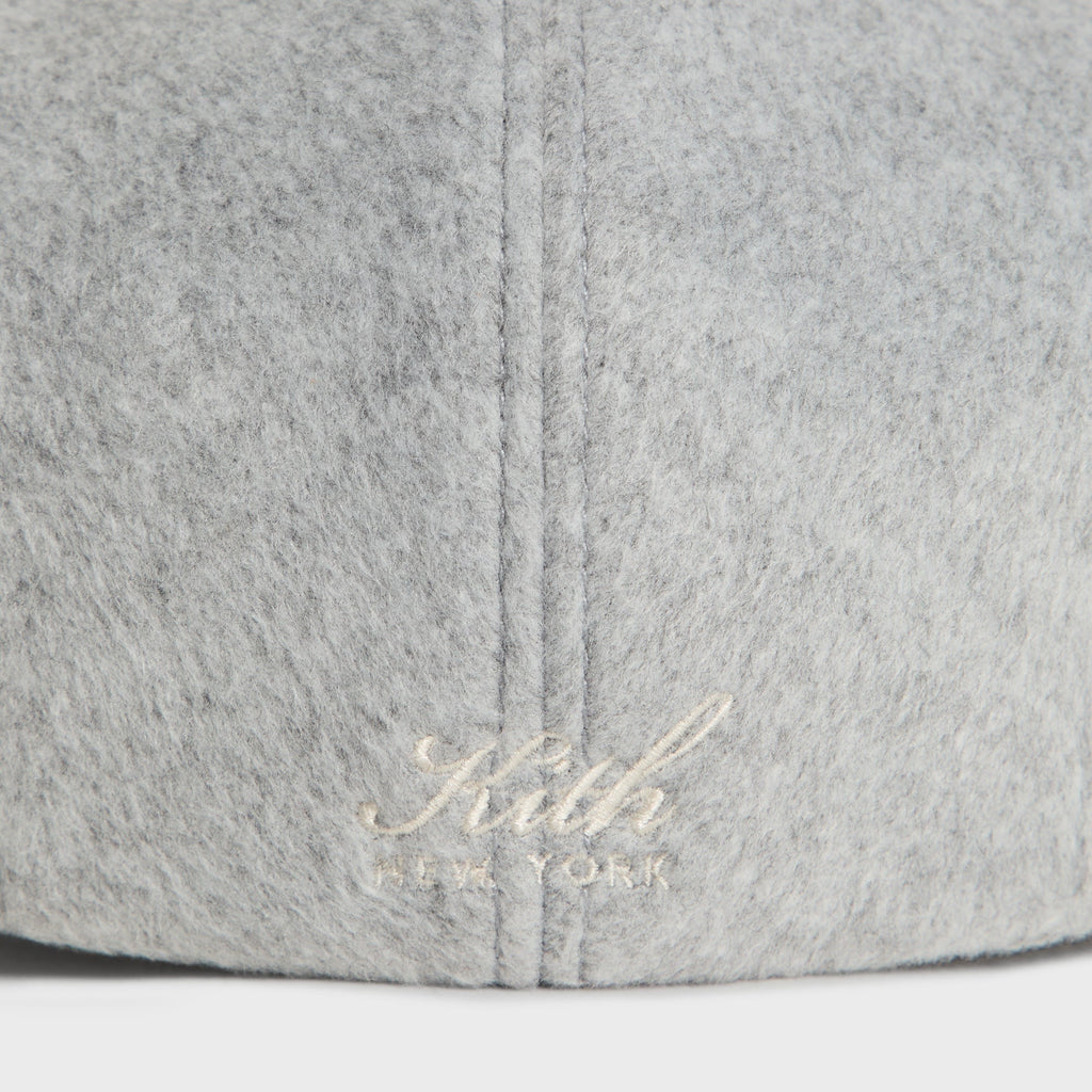 Kith Script Double-Face Wool Drivers Cap - Medium Heather Grey
