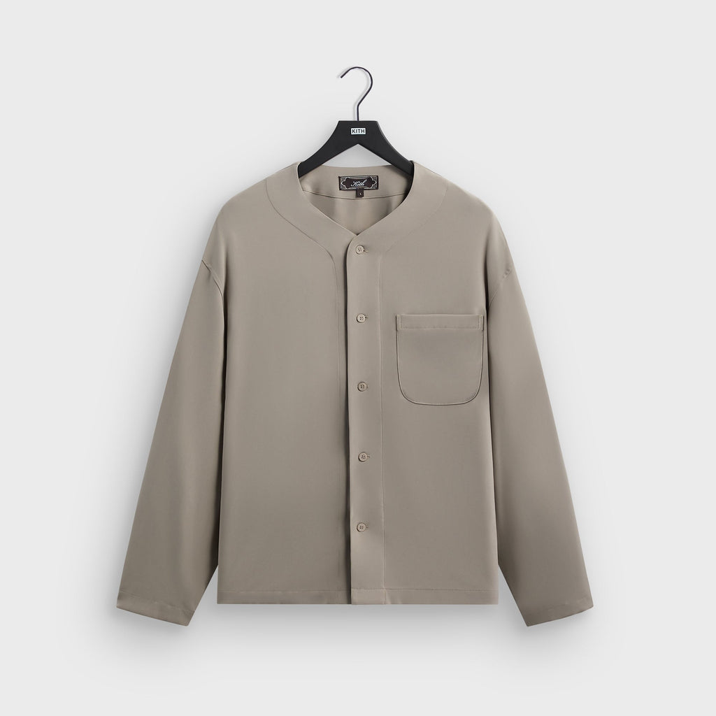 Kith Double Crepe Maddock Shirt - Astro
