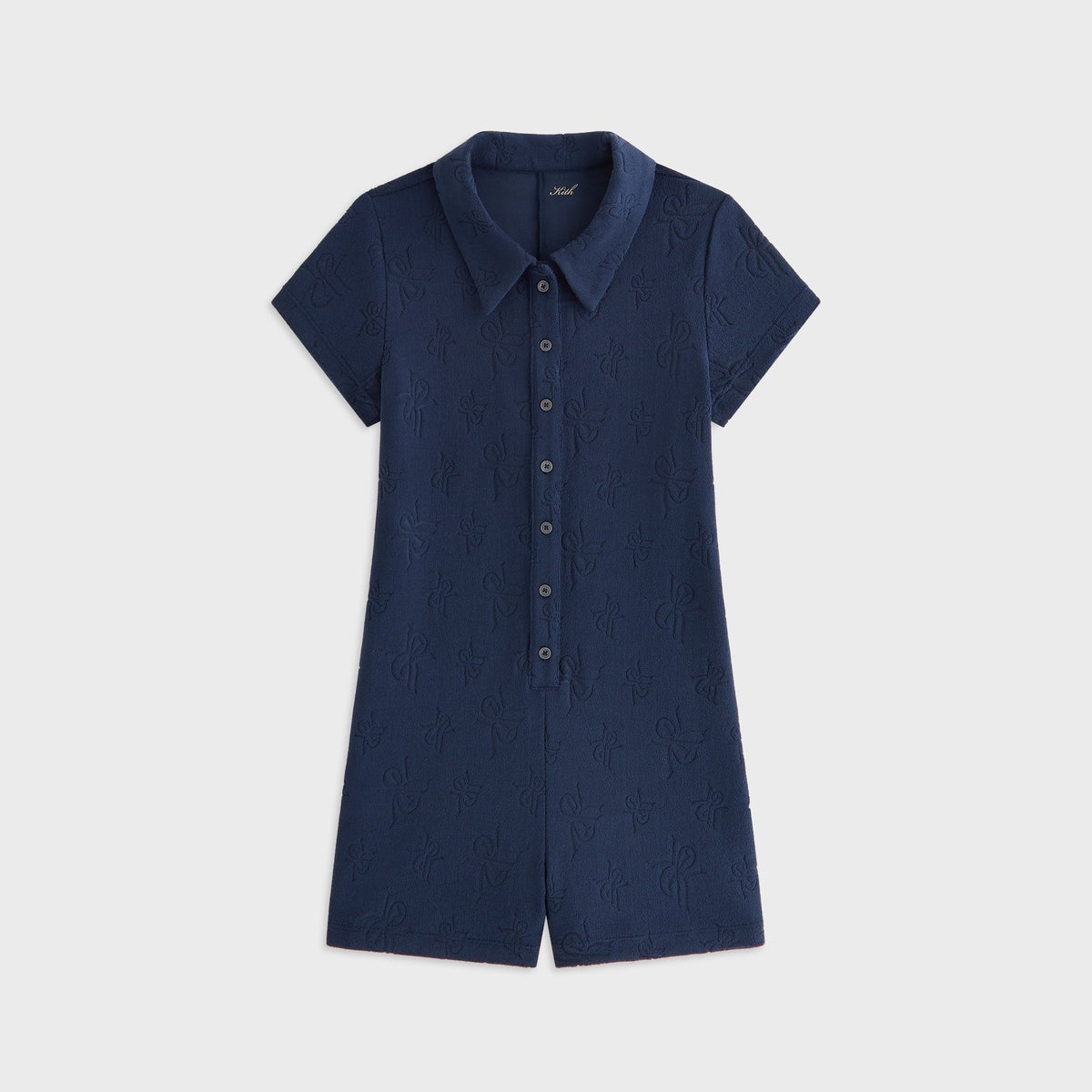 Kith Women Rylee Crest Towel Terry Romper - Nocturnal