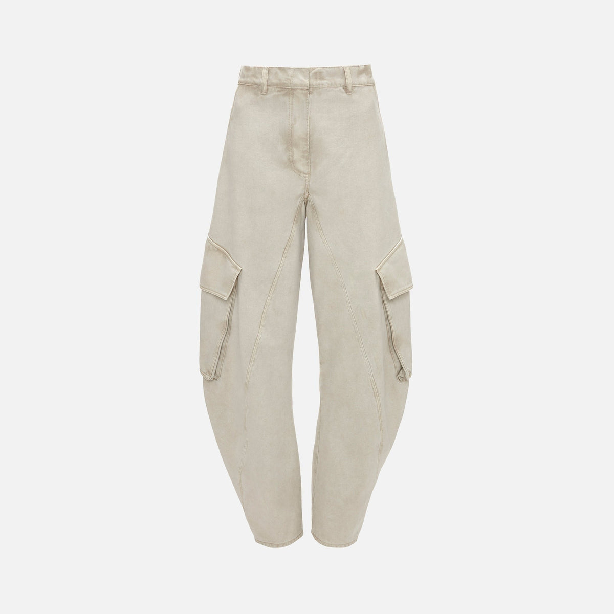 JW Anderson Twisted Cargo Trousers - Chalk