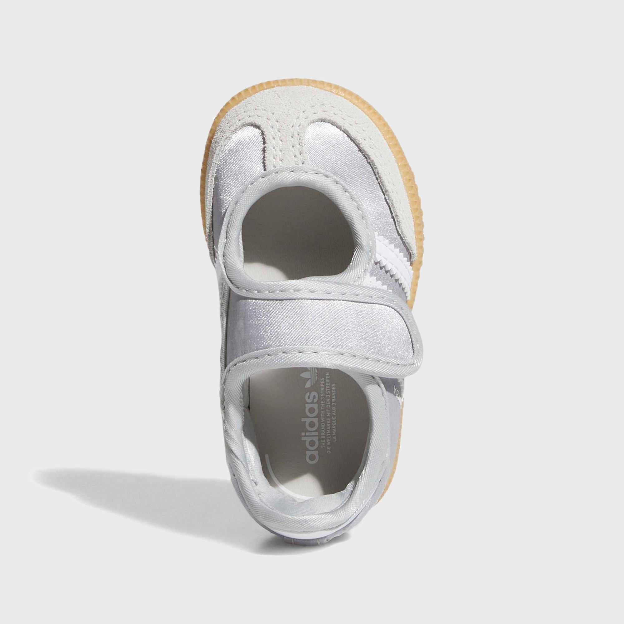adidas TD Samba Jane - Silver Metallic / Cloud White / Gum