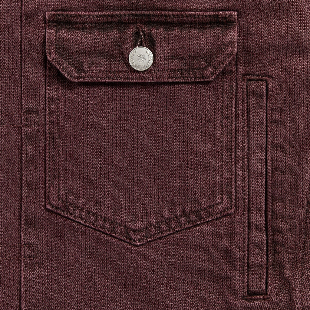 Kith Herringbone Denim Alonzo Jacket - Rich