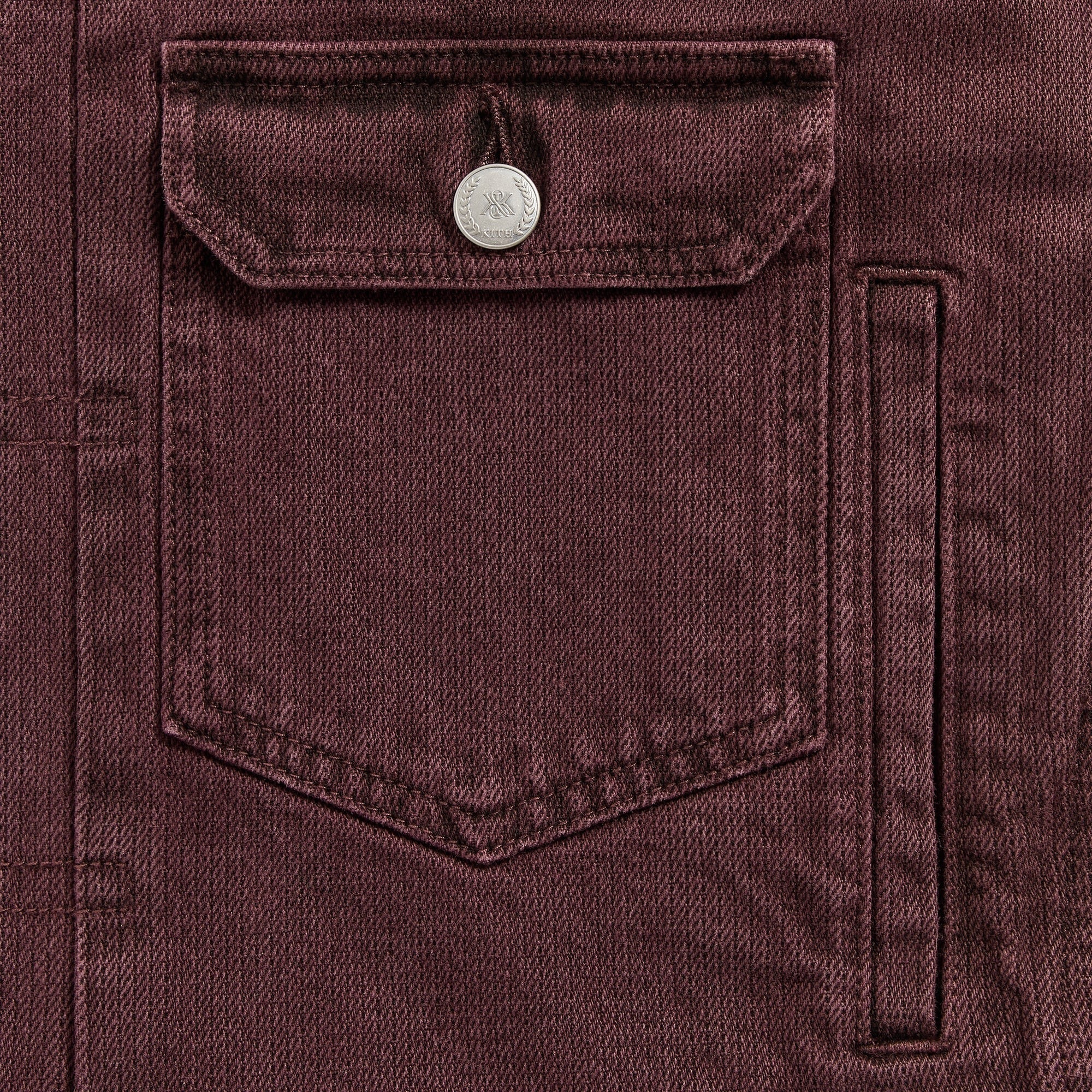Kith Herringbone Denim Alonzo Jacket - Rich