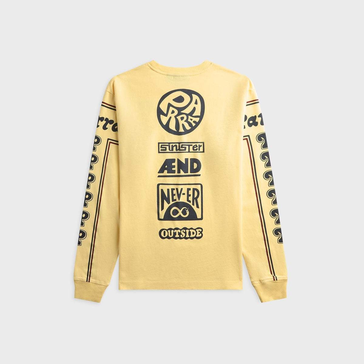 by Parra Never Sinister Long Sleeve Tee - Yellow
