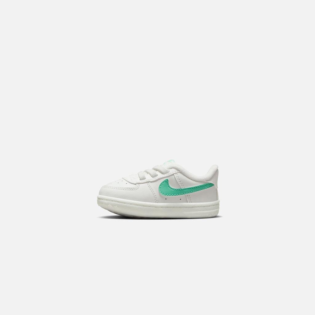 Nike Crib Air Force 1 - Summit White / Emerald Rise