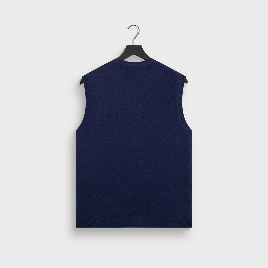 Kith Boucle Heath V-Neck Sweater Vest - Nocturnal