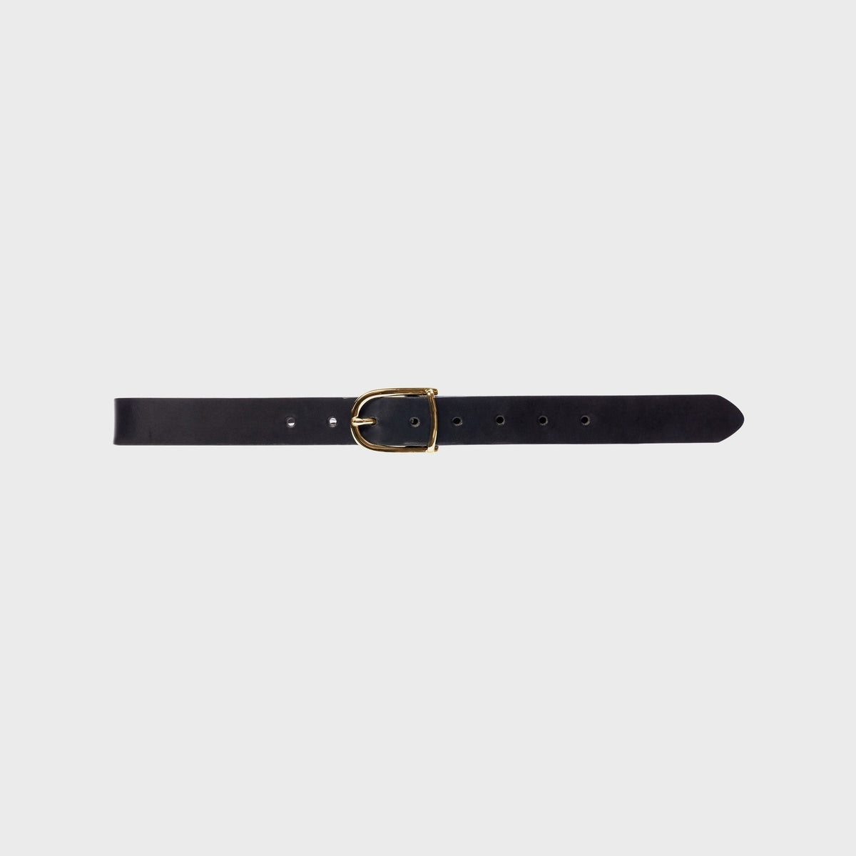 Black Suede Studio Frame Belt - Black
