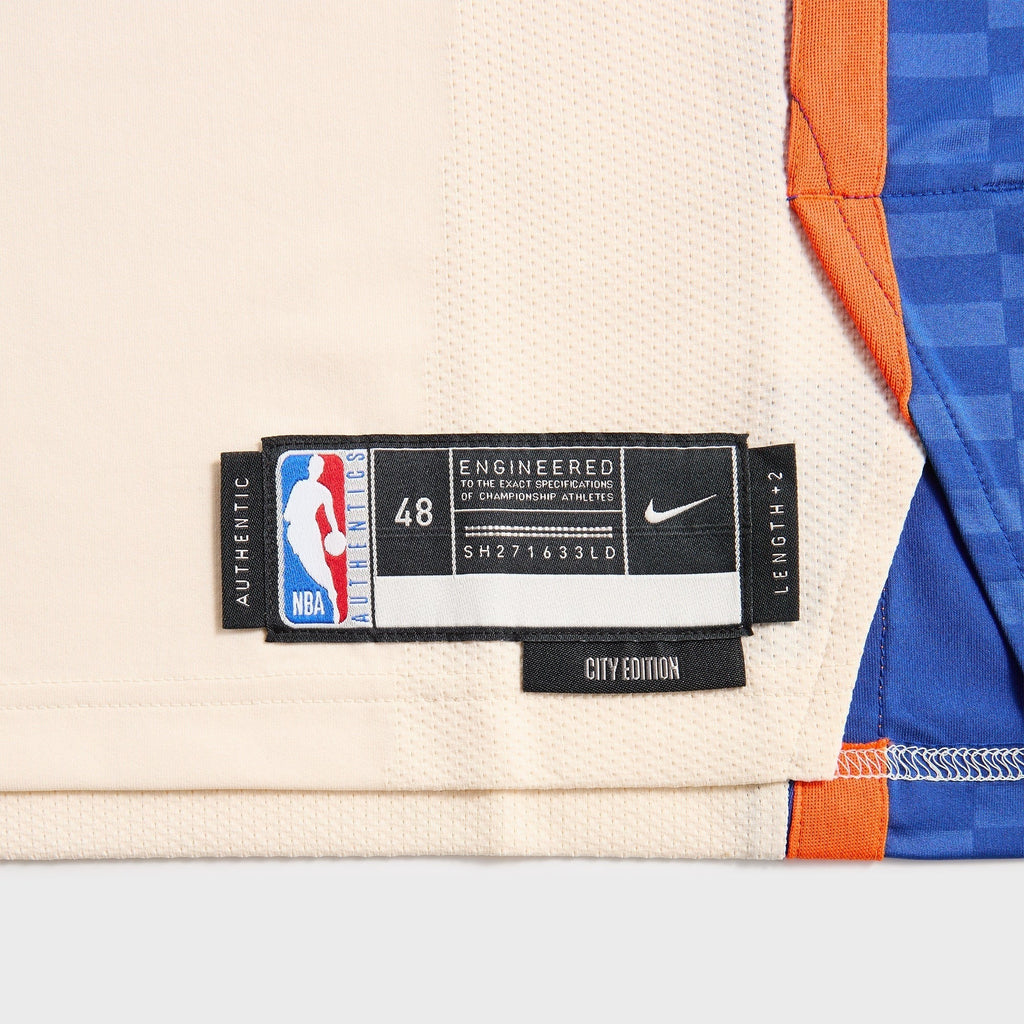 Nike New York Knicks Authentic City Edition Jalen Brunson Jersey - Natural