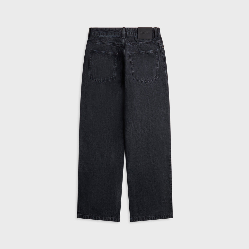 Loewe Anagram Baggy Jean - Black