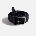 Anderson's Multi Color Stretch Woven Belt - Green / Navy / Black