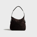 Lemaire Belted Hobo Bag - Ebony Brown