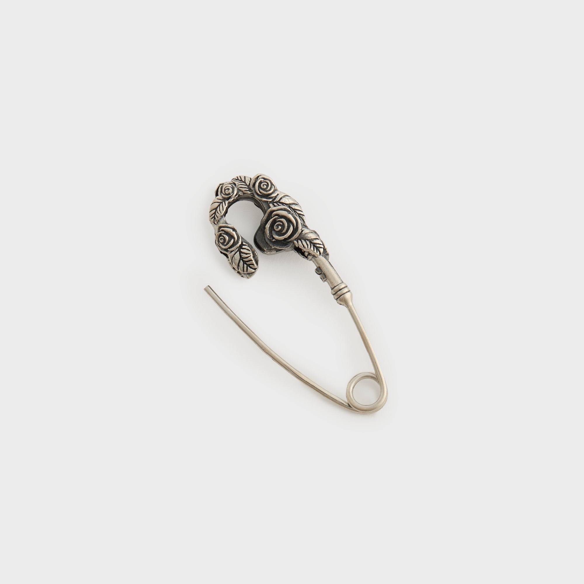 Emanuele Bicocchi Rose Pin Large Earring - Silver