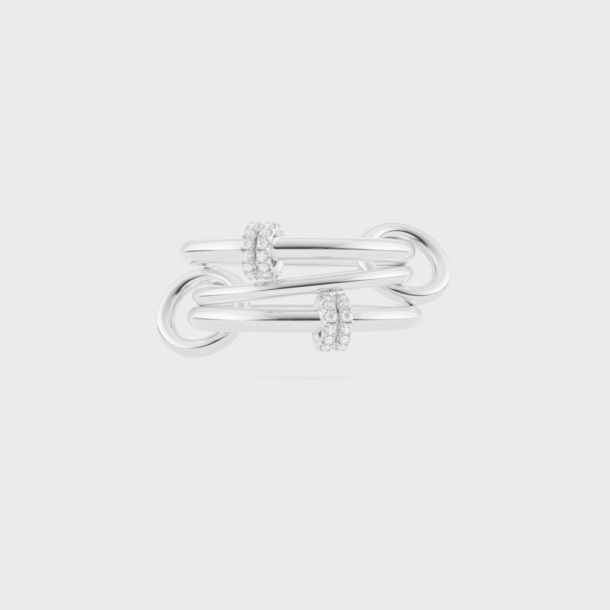 Spinelli Kilcollin Jovie Pave Ring - Silver