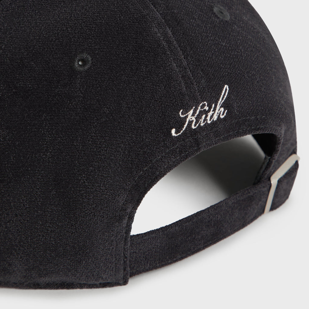 Kith & '47 for the New York Mets Lightweight Sueded Velour Long Bill Cap - Black