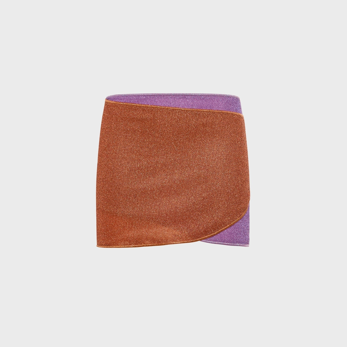 Oseree Lumiere Double Skirtini Skirt - Orange / Lilac