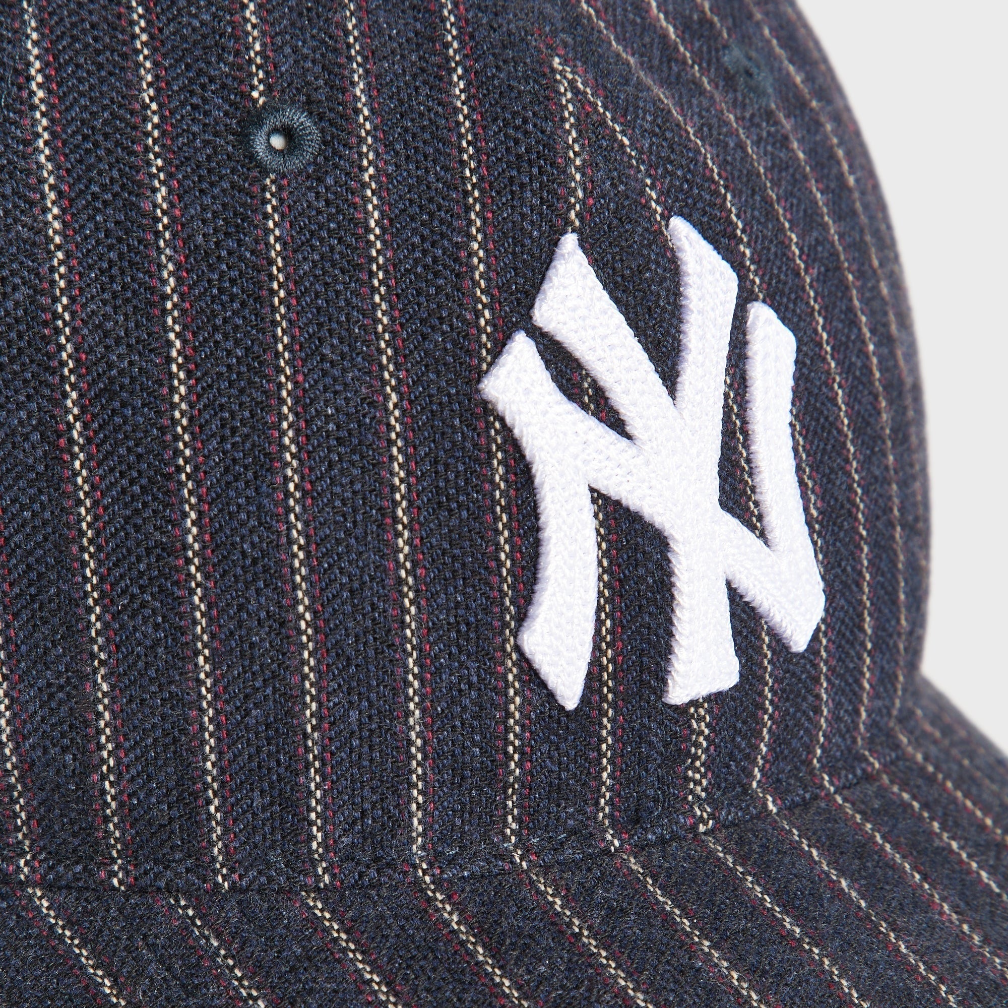 Kith & ‘47 for the New York Yankees Barre Stripe Franchise LS Cap - Nocturnal