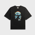 Daily Paper Shield Helmet Short Sleeve Tee - Washed Black