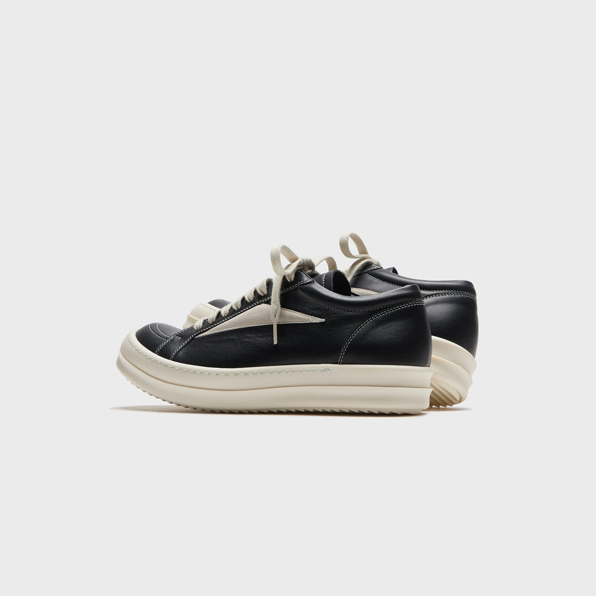 Rick Owens WMNS Vintage Sneaks - Black / Milk / Milk