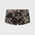 Siedres Afra Low Rise Printed Velvet Mini Short - Brown