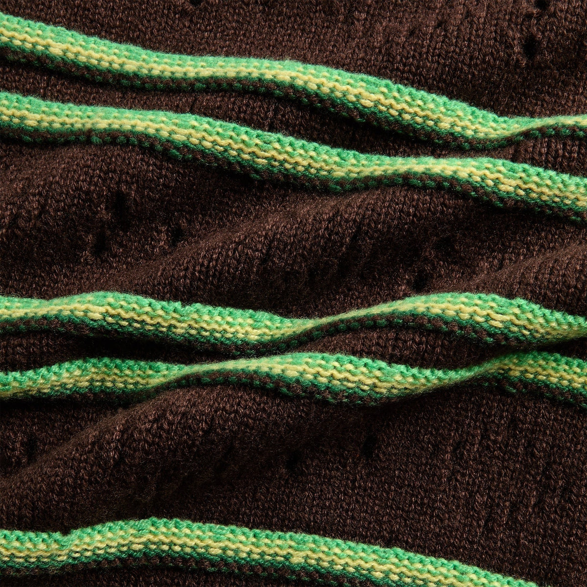 Marni Cashmere Vest With Openwork Knit - Brown