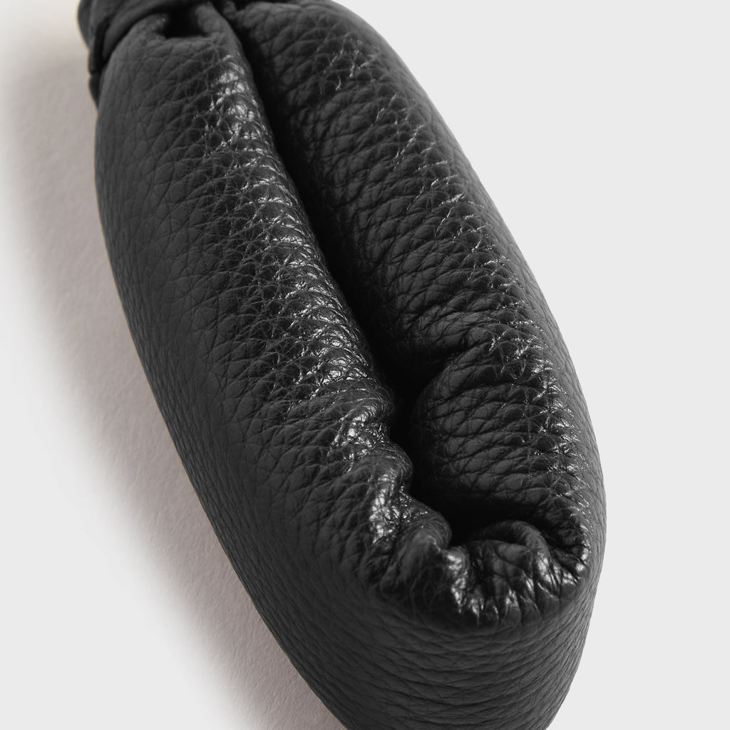 Lemaire Wadded Key Ring Holder - Black