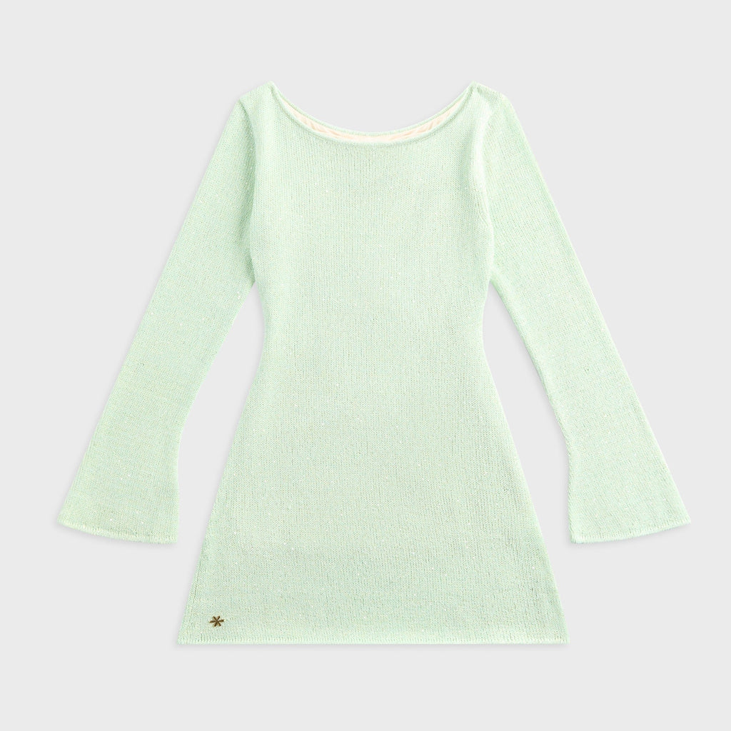 Asta Resort Maya Long Sleeve Dress - Azalea Sequin