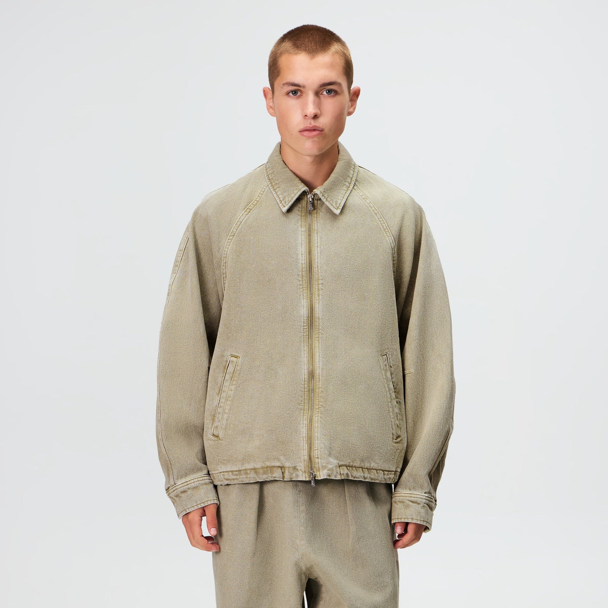 Kith Herringbone Denim Efron Jacket - Folly