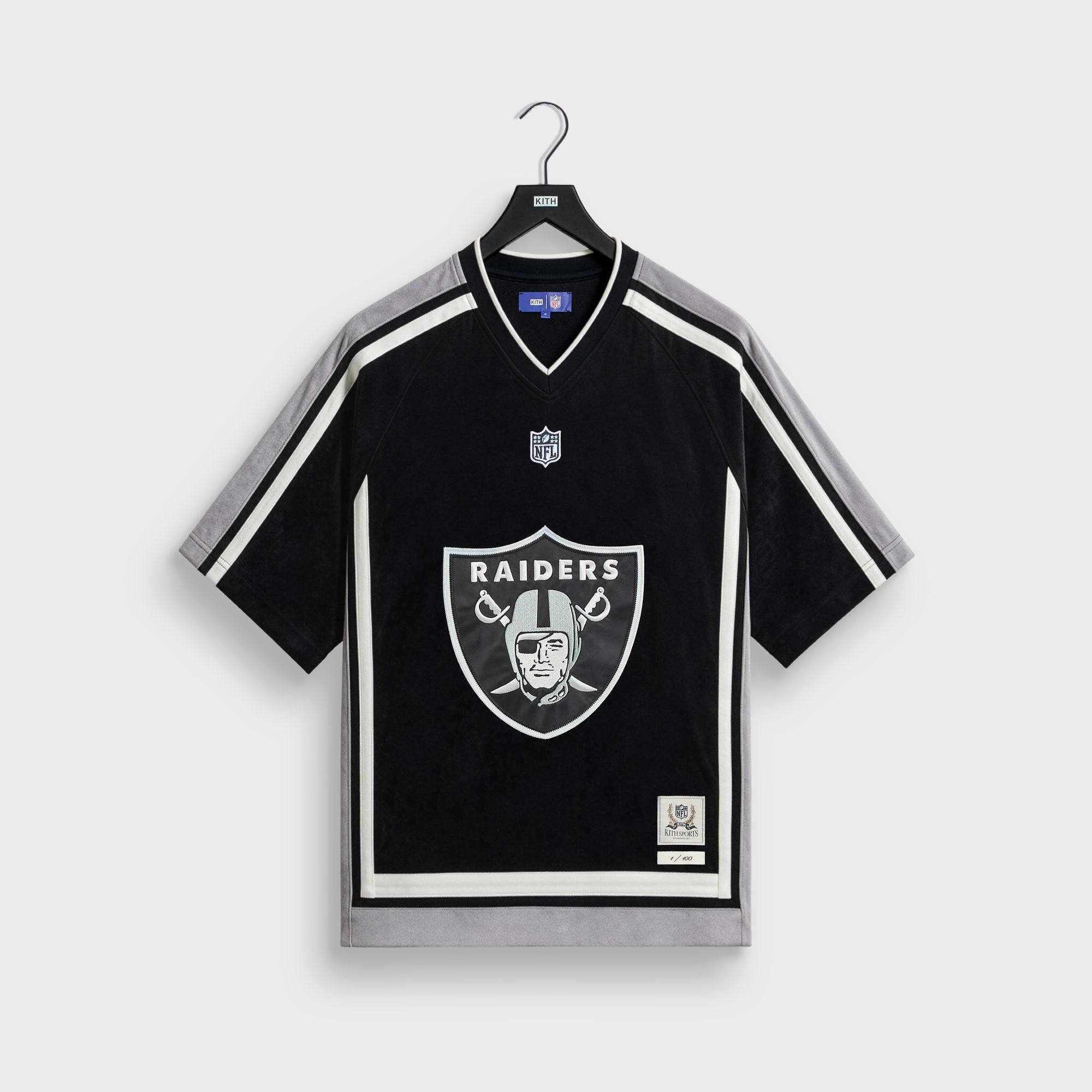 Kith & the NFL for the Oakland Raiders Leon Shirt - Black