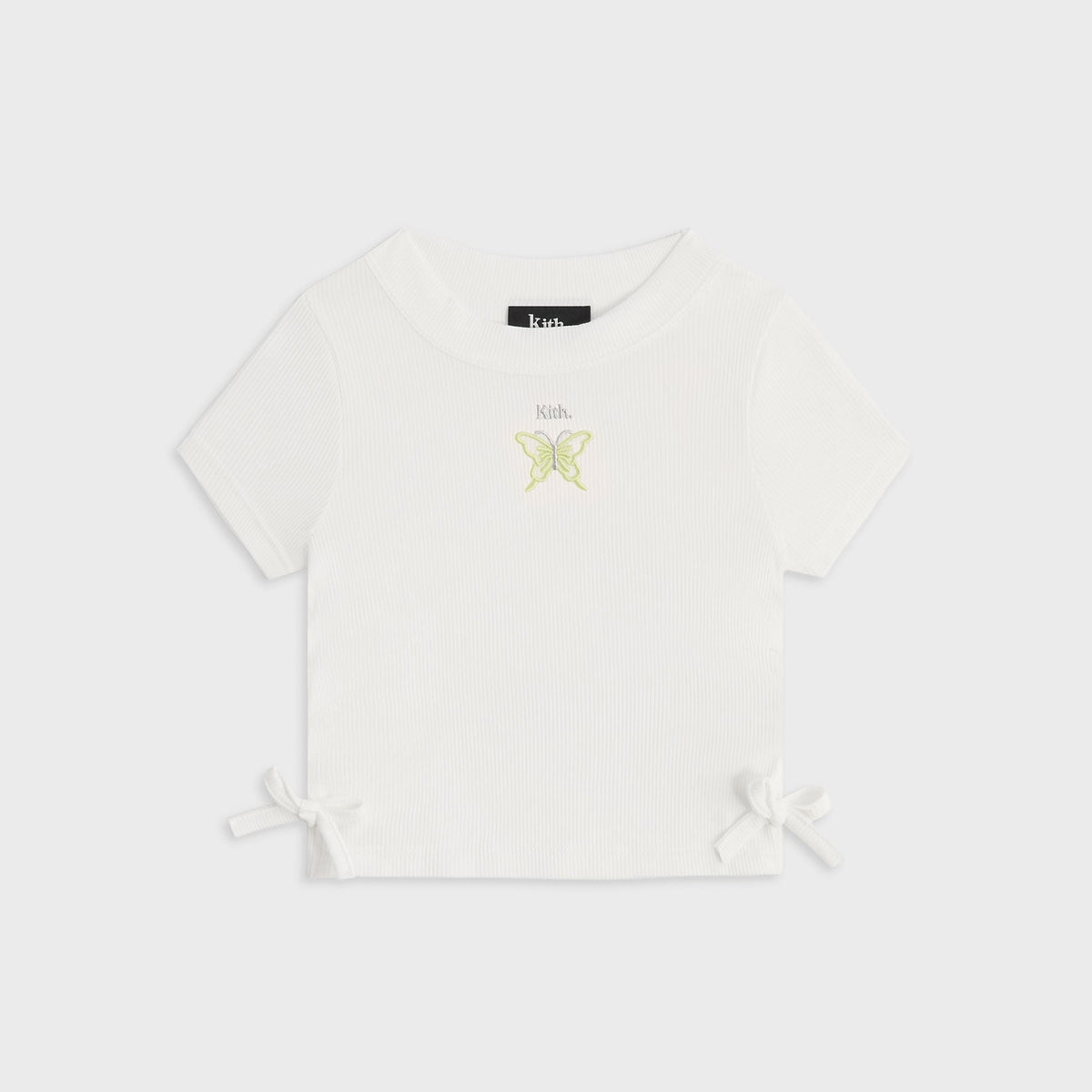 Kith Kids Mulberry Ruched Rib Tee - White