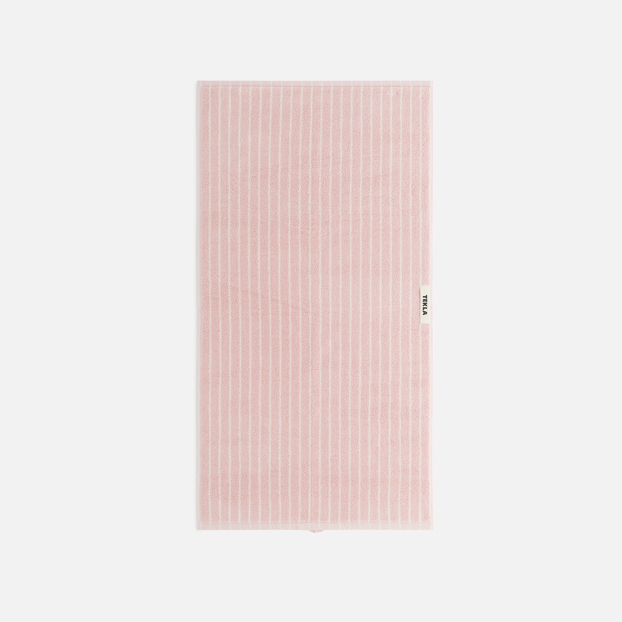 Tekla Guest Towel - Shaded Pink Stripes
