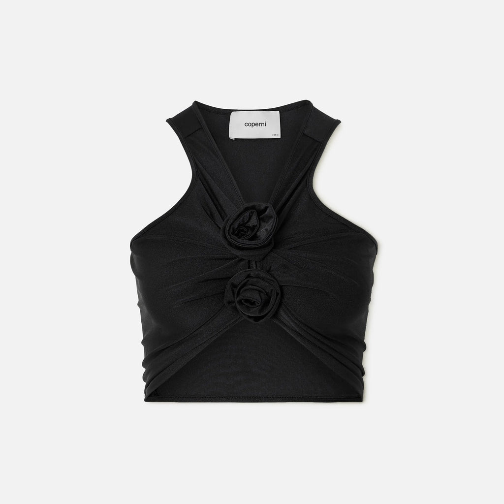 Coperni Flower Top - Black