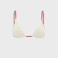 Bond Eye Idris Triangle Top - Chalk Two Tone