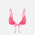 Bond Eye Luana Triangle Bikini Top - Neon Azalea